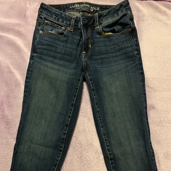 American Eagle Jeans, Skinny Kick, Size 2 Regular - Picture 3 of 4